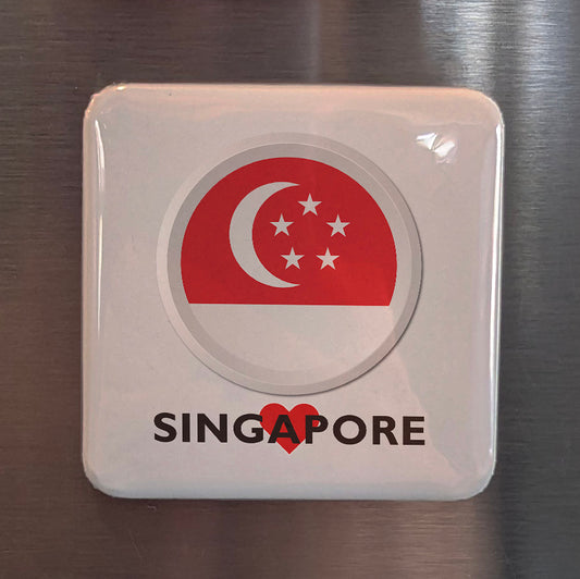 I Love Singapore Fridge Magnet - PhiloPerse