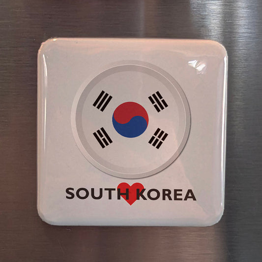 I Love South Korea Fridge Magnet - PhiloPerse