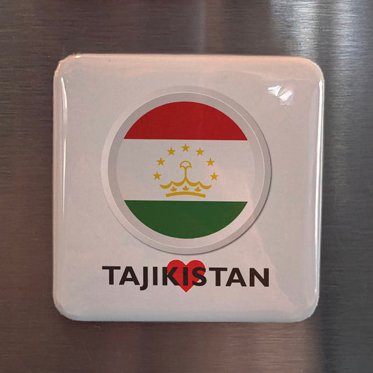I Love Tajikistan Fridge Magnet - PhiloPerse