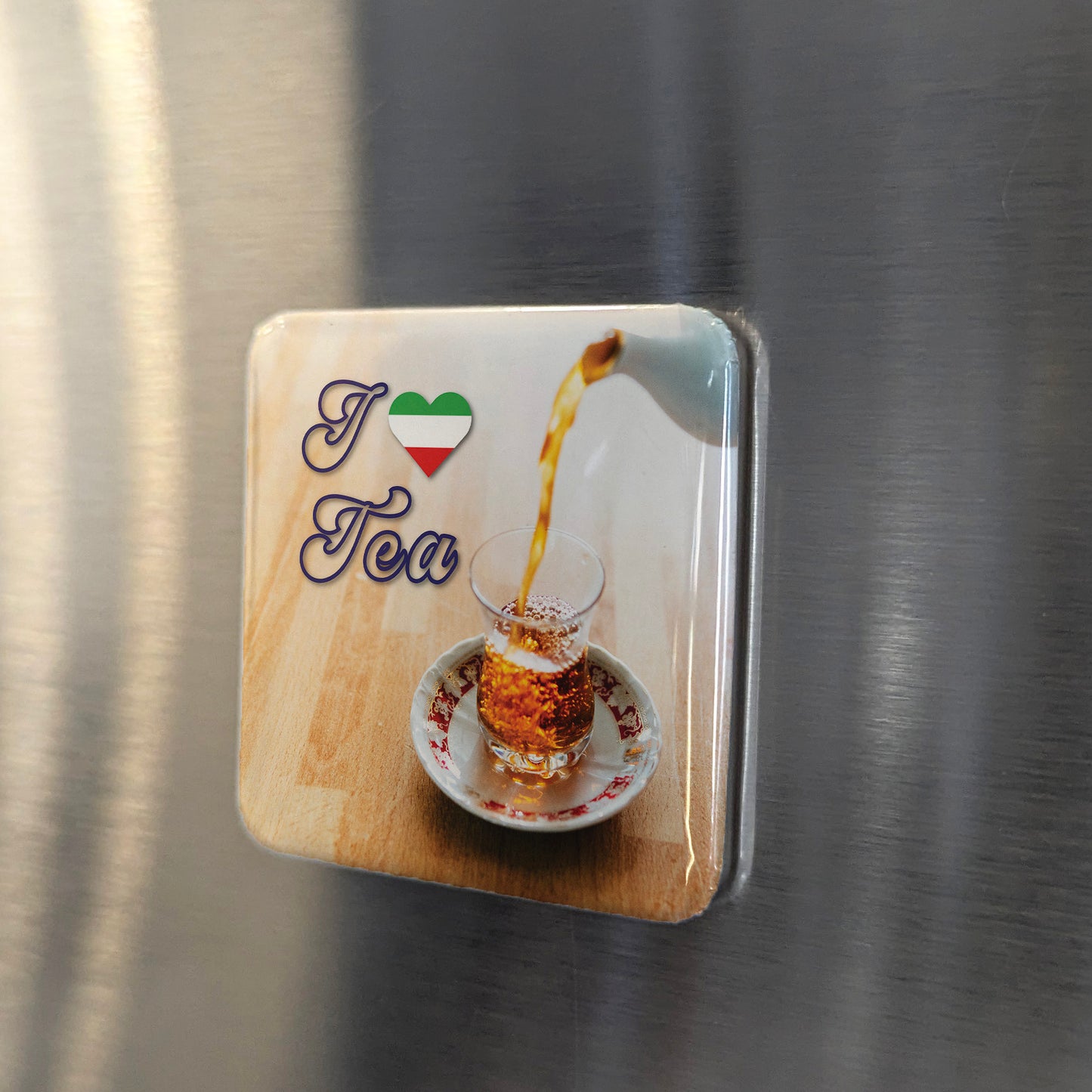 I Love Tea Fridge Magnet - PhiloPerse