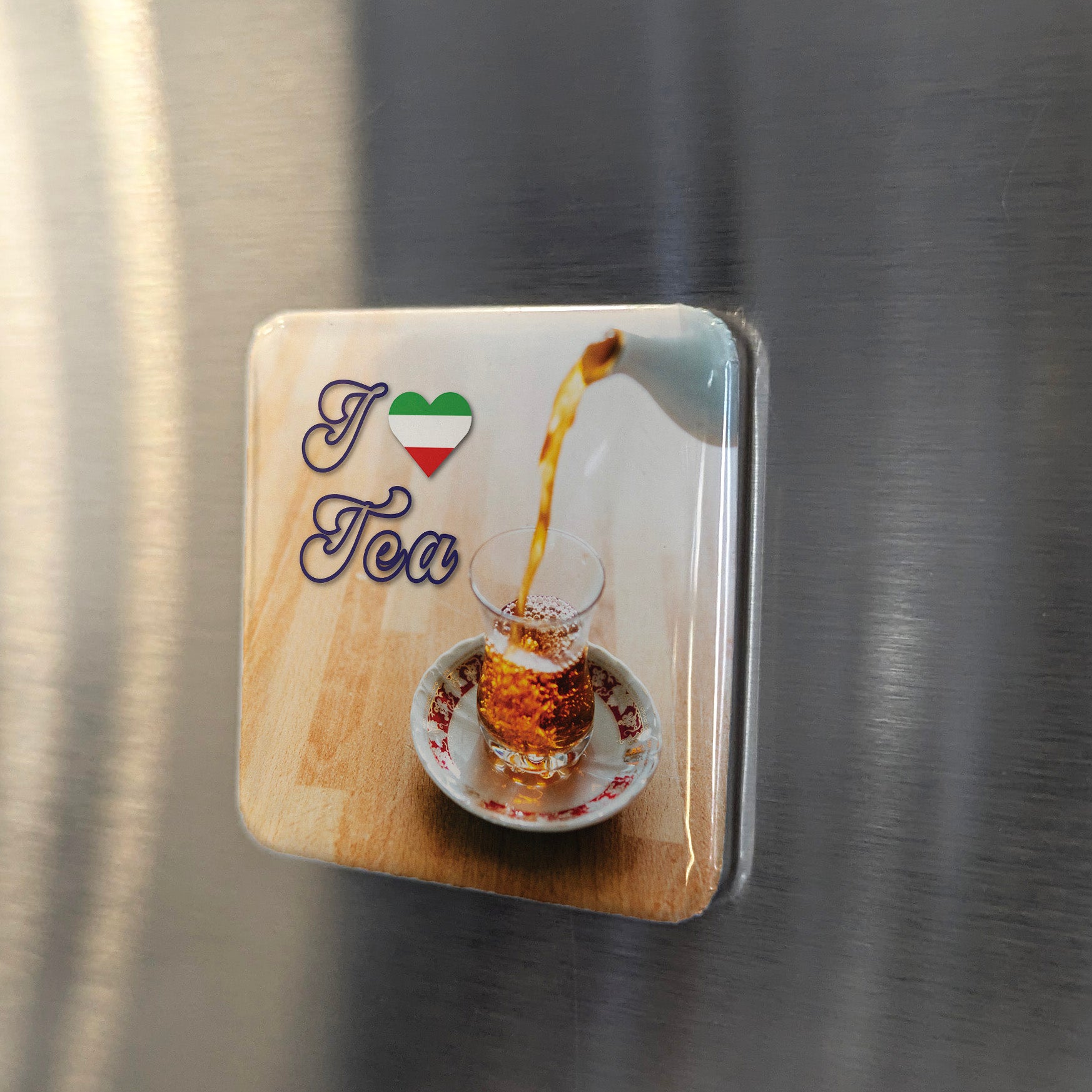 I Love Tea Fridge Magnet - PhiloPerse