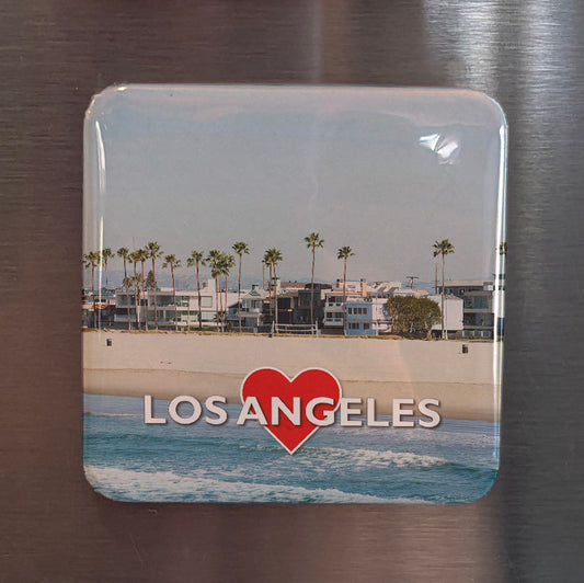 Los Angeles Beach Fridge Magnet - PhiloPerse
