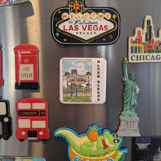 Las Vegas Fridge Magnet