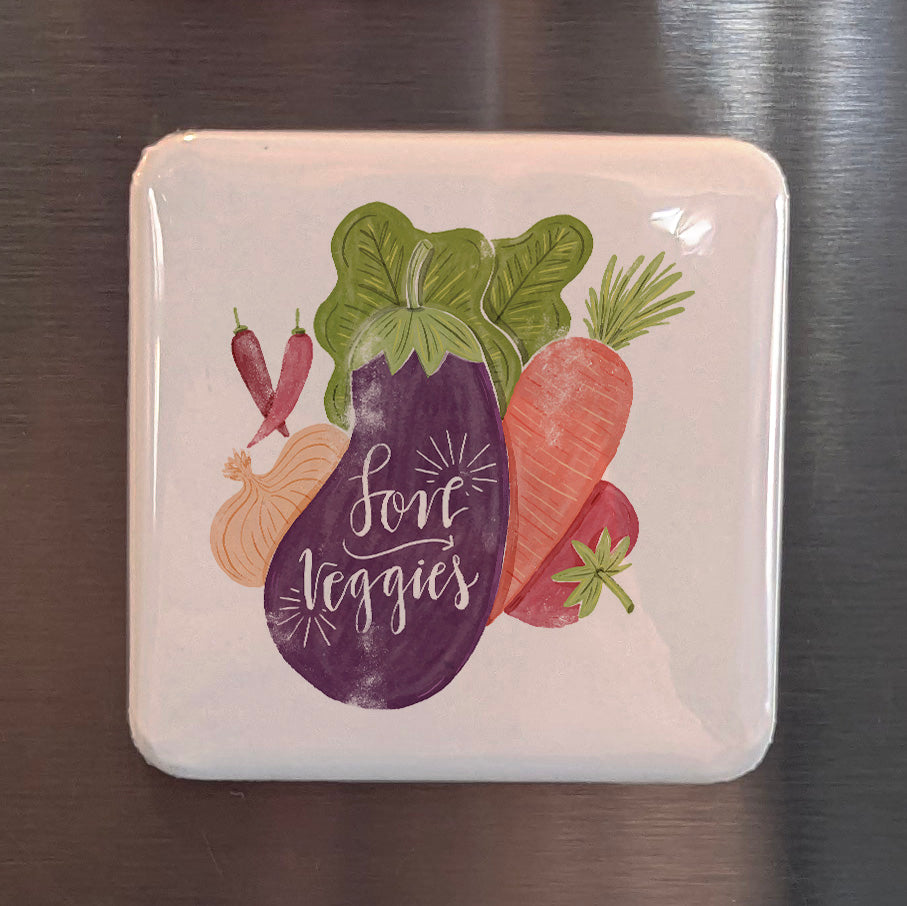 Love Veggies V.1 Fridge Magnet - PhiloPerse