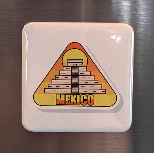 Mexico Pyramid Fridge Magnet - PhiloPerse