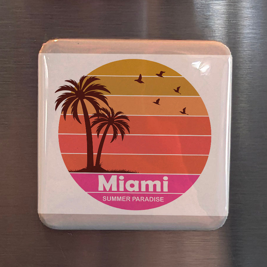 Miami Fridge Magnet - PhiloPerse