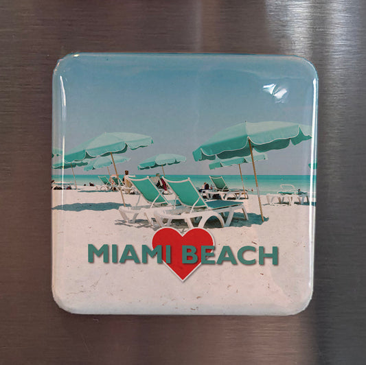Miami Beach Fridge Magnet - PhiloPerse