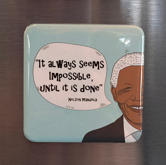 Nelson Mandela Fridge Magnet - PhiloPerse