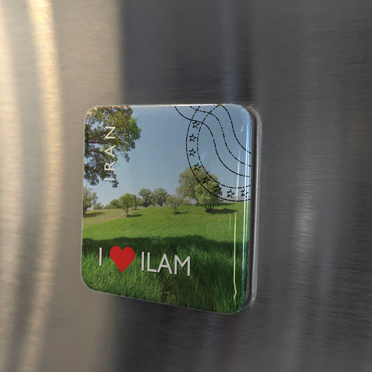 I Love Ilam Fridge Magnet