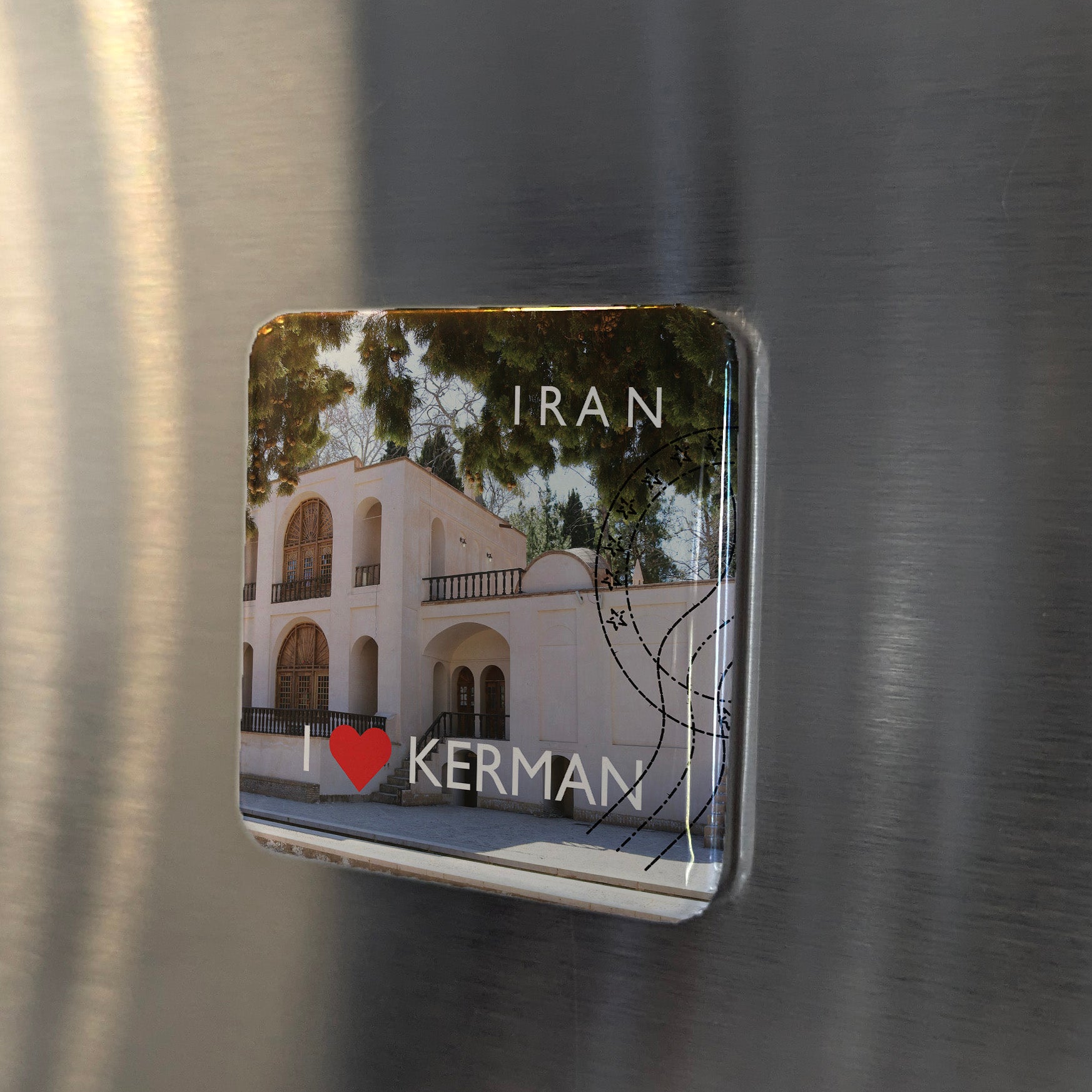I Love Kerman Fridge Magnet - PhiloPerse