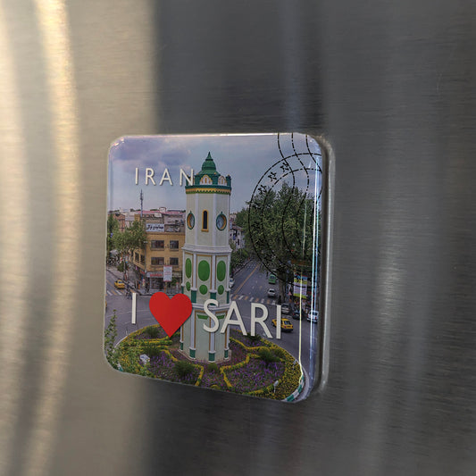 I Love Sari Fridge Magnet