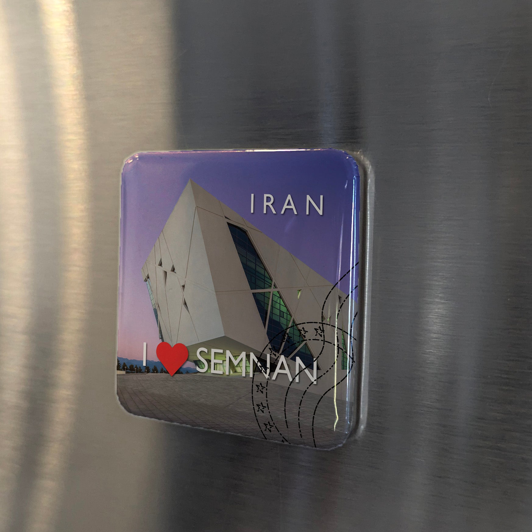 I Love Semnan Fridge Magnet - PhiloPerse