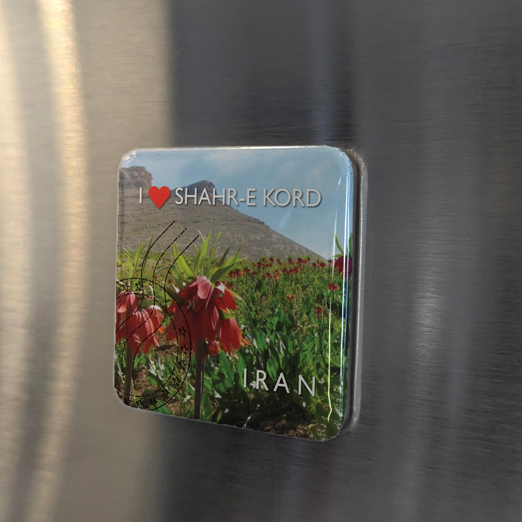 I Love Shahr-e Kord Fridge Magnet - PhiloPerse