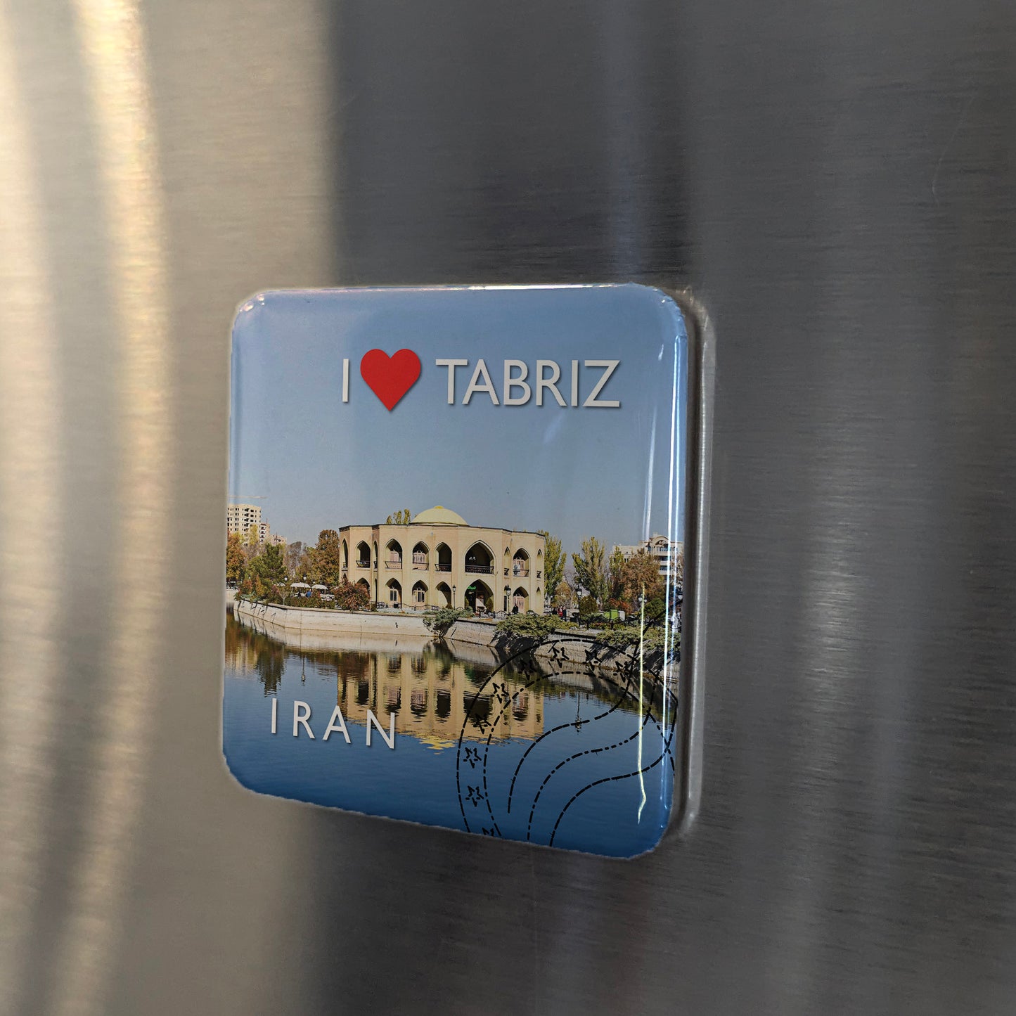 I Love Tabriz Fridge Magnet - PhiloPerse