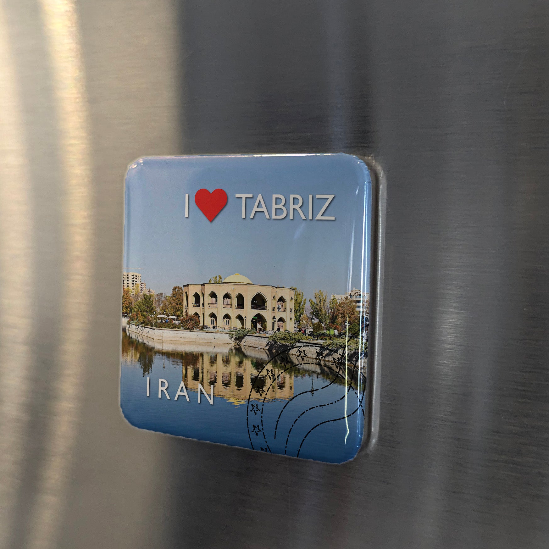 I Love Tabriz Fridge Magnet - PhiloPerse