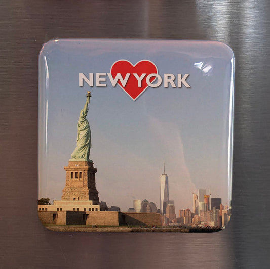 New York View Fridge Magnet - PhiloPerse