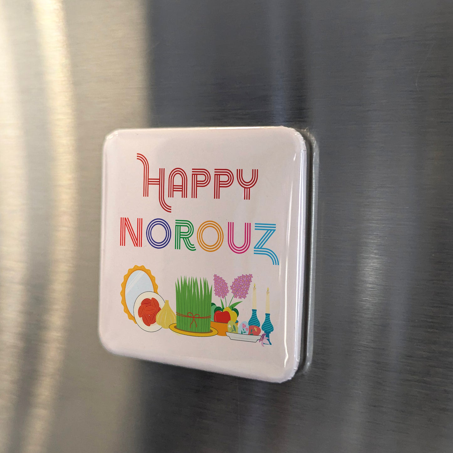 Happy Norouz Fridge Magnet - PhiloPerse