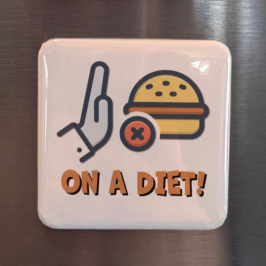 On a Diet Fridge Magnet - PhiloPerse