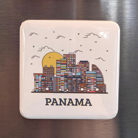 Panama City Skyline Fridge Magnet - PhiloPerse