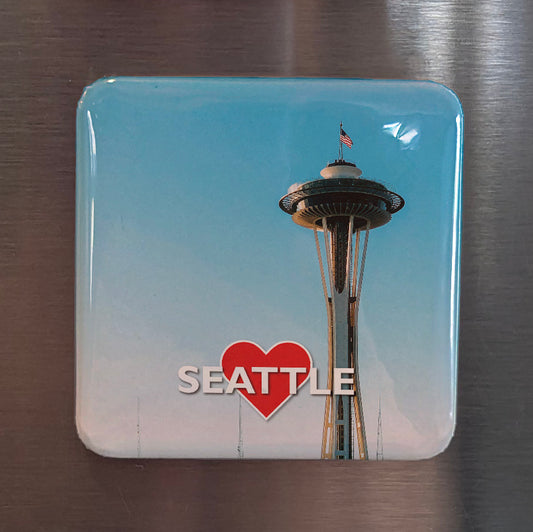 Seattle View Fridge Magnet - PhiloPerse