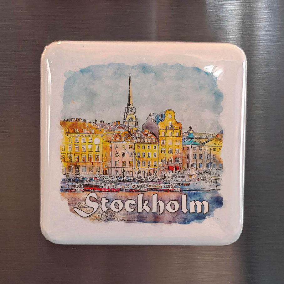 Stockholm Sweden Fridge Magnet - PhiloPerse