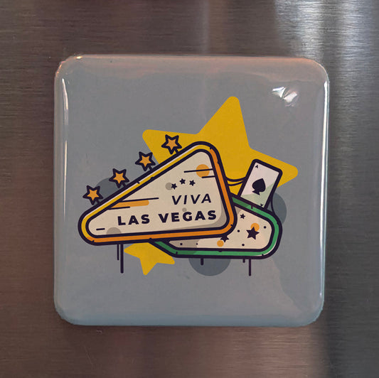 Viva Las Vegas Fridge Magnet - PhiloPerse