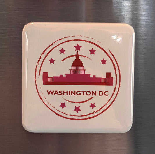Washington DC Stamp Fridge Magnet - PhiloPerse