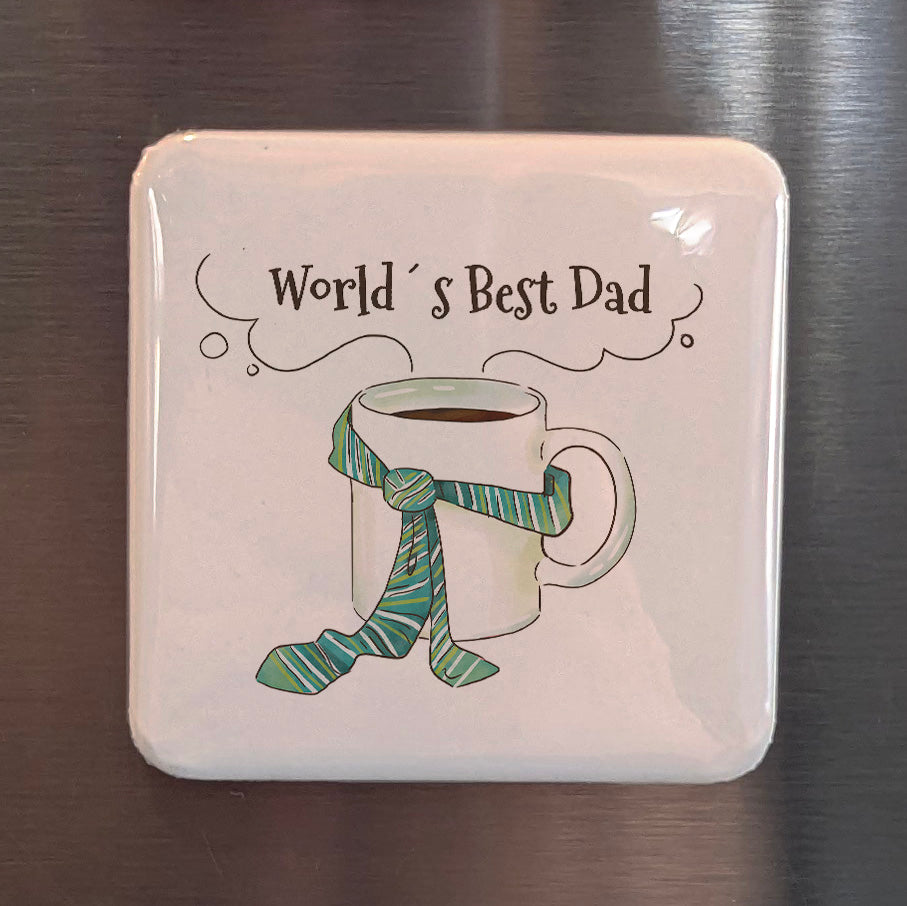 World's Best Dad Fridge Magnet - PhiloPerse