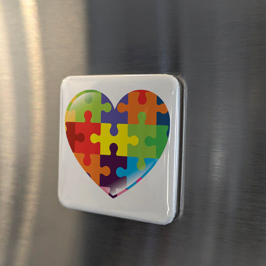 Autism Heart Fridge Magnet - PhiloPerse