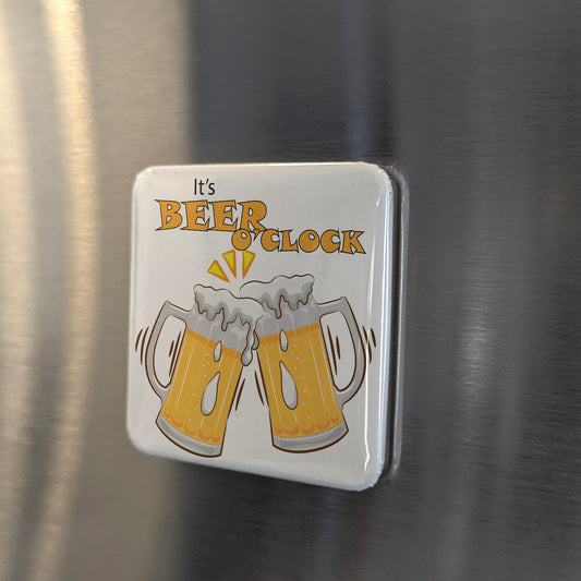 Beer O'clock Fridge Magnet - PhiloPerse