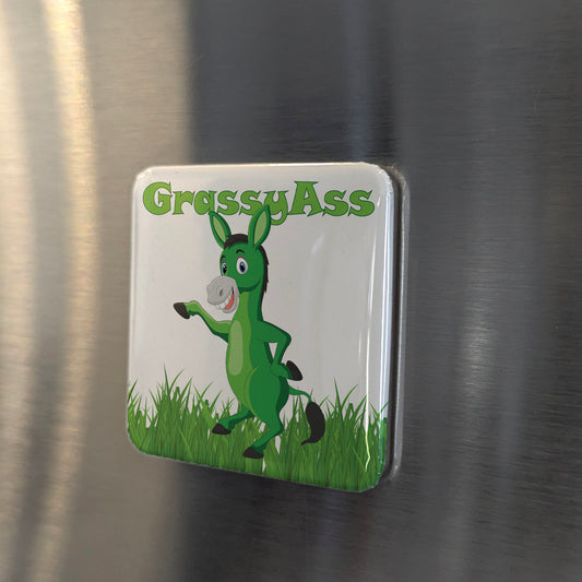 Grassy Ass-Gracias Fridge Magnet - PhiloPerse