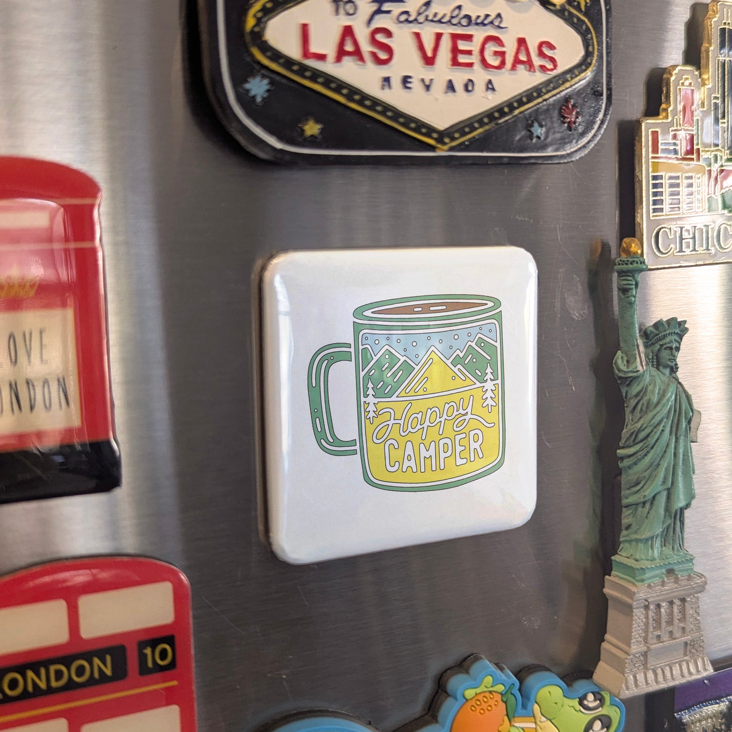 Happy Camper Fridge Magnet - PhiloPerse