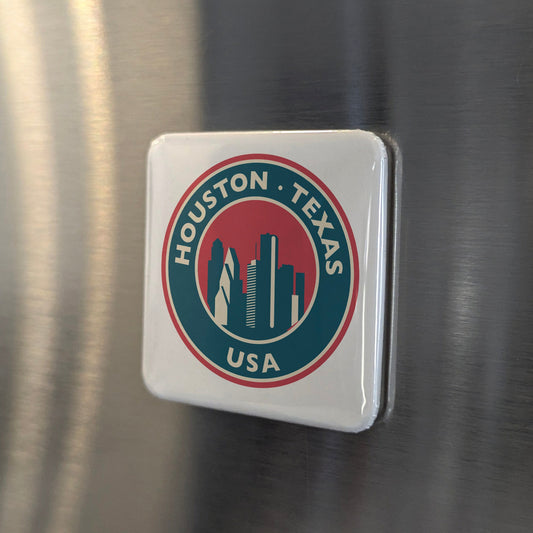 Houston Texas Fridge Magnet