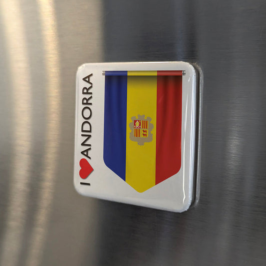 I Love Andorra Fridge Magnet