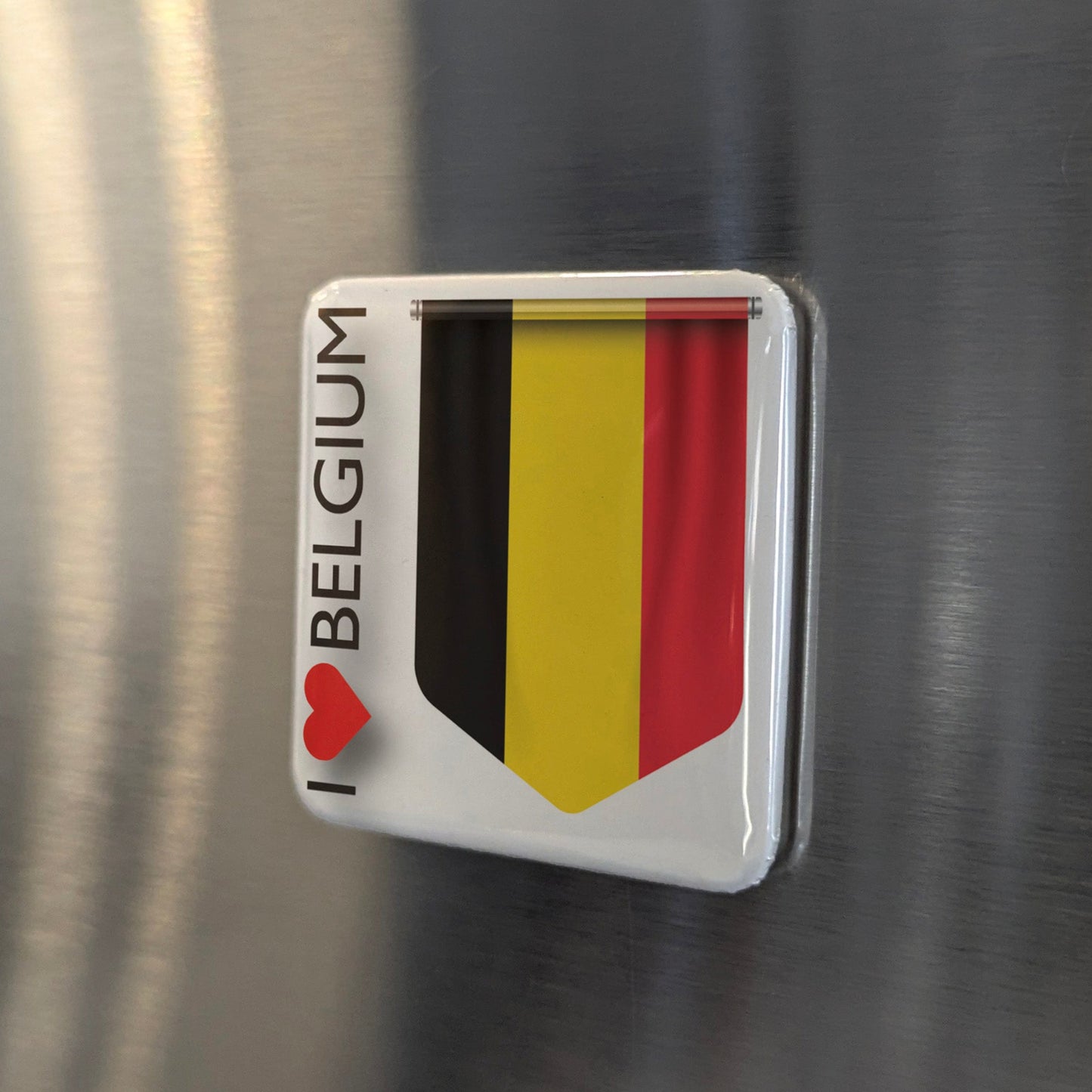 I Love Belgium Fridge Magnet