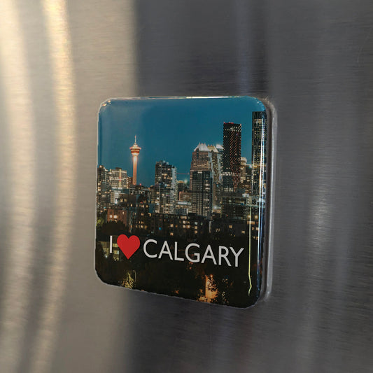 I love Calgary Fridge Magnet