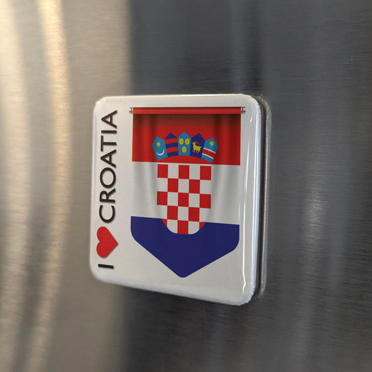 I Love Croatia Fridge Magnet