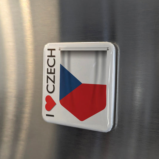 I Love Czech Fridge Magnet