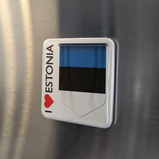 I Love Estonia Fridge Magnet