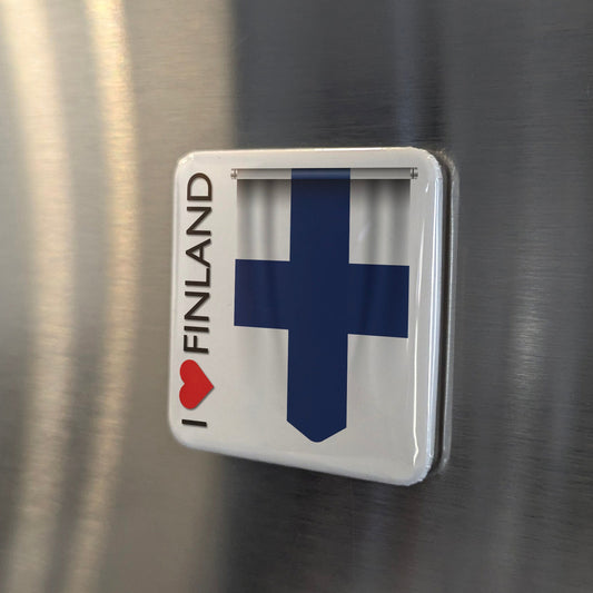 I Love Finland Fridge Magnet