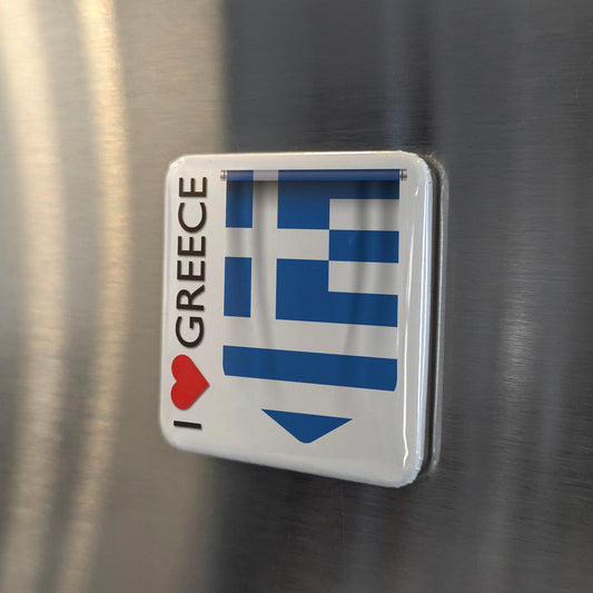 I Love Greece Fridge Magnet