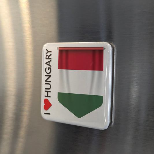 I Love Hungary Fridge Magnet