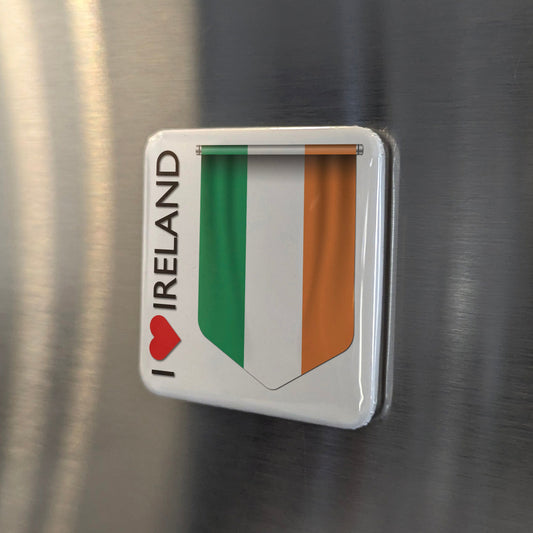 I Love Ireland Fridge Magnet