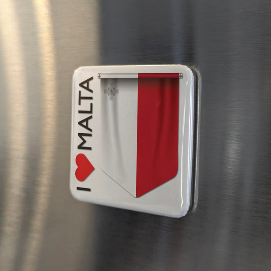 I Love Malta Fridge Magnet