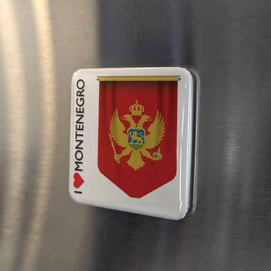 I Love Montenegro Fridge Magnet