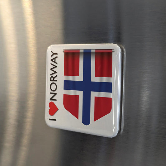 I Love Norway Fridge Magnet