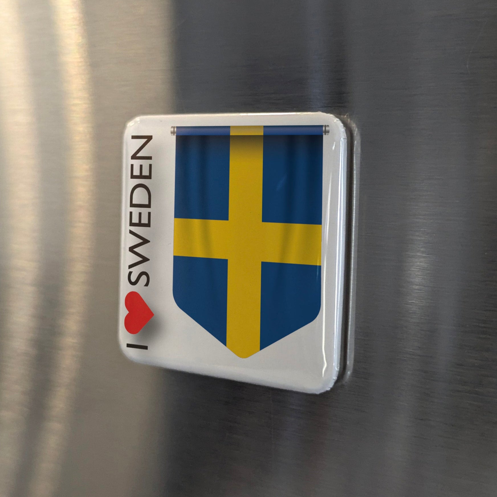 I Love Sweden Fridge Magnet