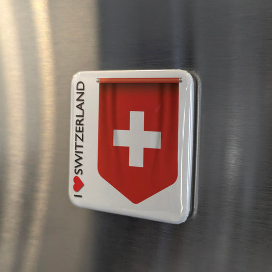 I Love Switzerland Fridge Magnet