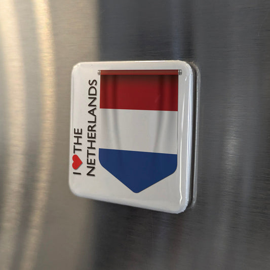 I Love The Netherlands Fridge Magnet