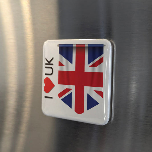 I Love The UK Fridge Magnet